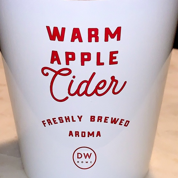 DW HOME CANDLE WARM APPLE CIDAR FRESHLY BREWED RICHLY SCENTED CANDLE NEW 1 WICK - Picture 3 of 5